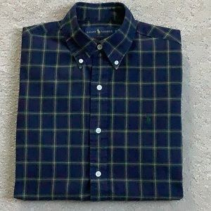 Ralph Lauren Plaid Cotton Button-Down shirt Size Small